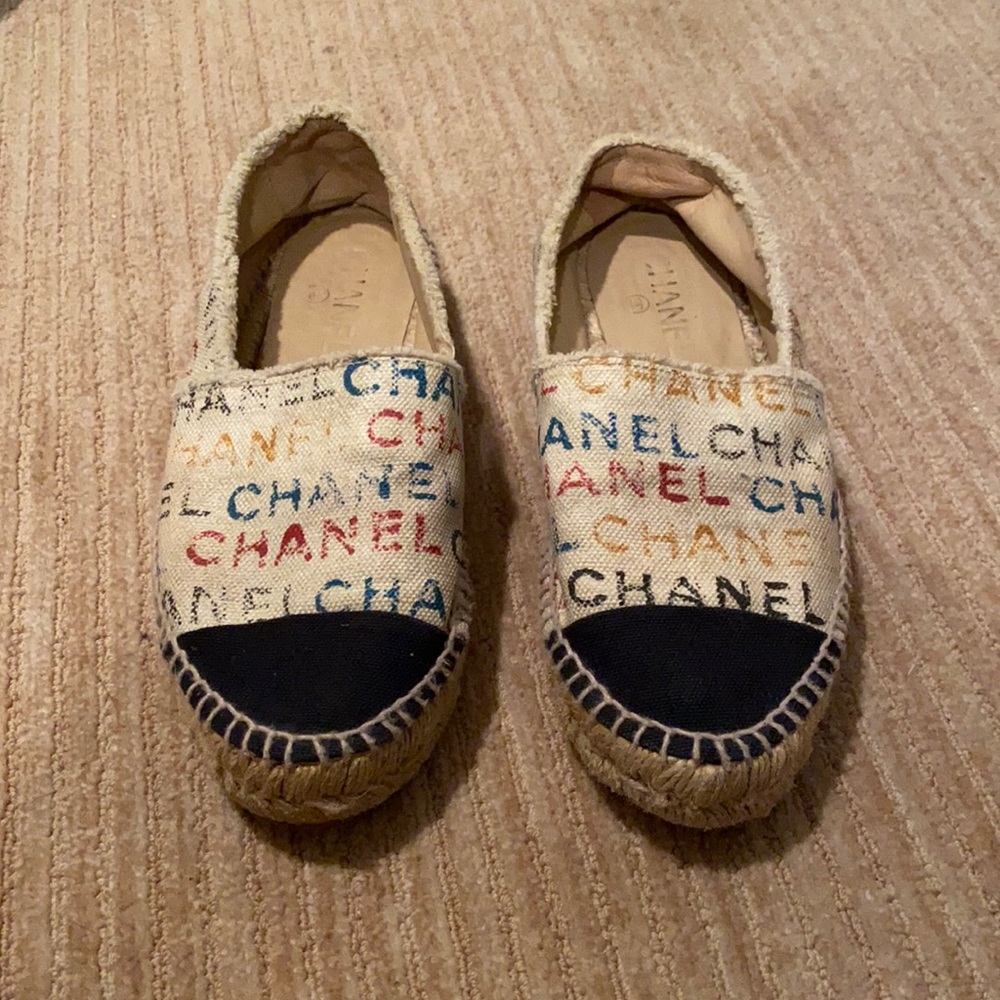 Authentic Chanel espadrilles